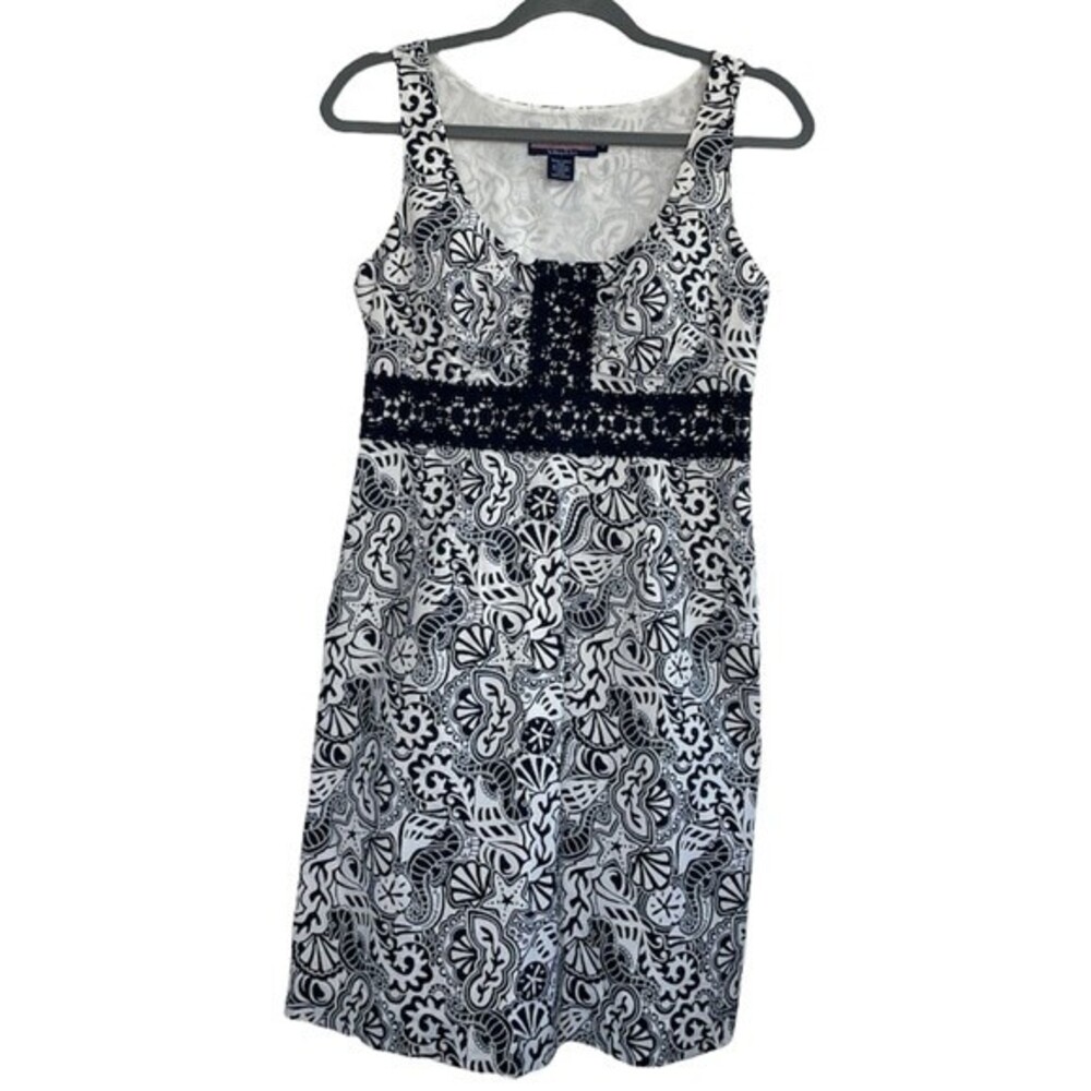 VINEYARD VINES Nautical Coastal Lined Summer Dress Size 0